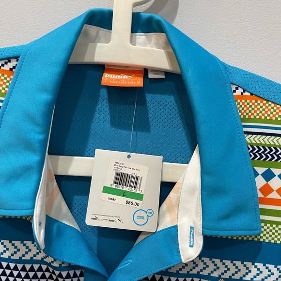 Early Puma Golf shirt. NWT. Large. - Picture 2 of 3